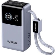 UGREEN UGREEN Powerbank 10000 mAh USB PD 3.0 Li-Ion Silber Statusanzeige...
