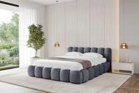 ALTDECOR Polsterbett SENA-v1 (Polsterbett mit Bettkasten und Lattenrost,...