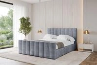 ALTDECOR Polsterbett FINO-Z (Polsterbett mit Bettkasten und Lattenrost, Boxbett...