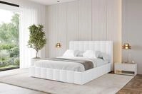 ALTDECOR Polsterbett FINO (Polsterbett mit Bettkasten und Lattenrost, Boxbett...
