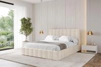 ALTDECOR Polsterbett FINO (Polsterbett mit Bettkasten und Lattenrost, Boxbett...