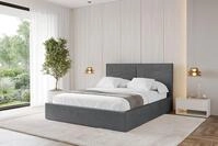 ALTDECOR Polsterbett VANTO (Polsterbett mit Bettkasten und Lattenrost, Boxbett...
