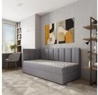 Masseno Boxbett BEVE 80x200 cm mit Bonell Matratze und Topper, Einzelbett,