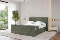 ALTDECOR Polsterbett ALOVA-Z-v1 (Polsterbett mit Bettkasten und Lattenrost,...