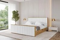 ALTDECOR Polsterbett ENZO4-Z (Polsterbett mit Bettkasten und Lattenrost,...