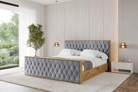 ALTDECOR Polsterbett ENZO5-Z (Polsterbett mit Bettkasten und Lattenrost,...