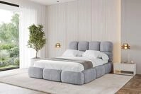 ALTDECOR Polsterbett NOMA (Polsterbett mit Bettkasten und Lattenrost, Boxbett...