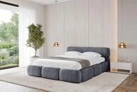 ALTDECOR Polsterbett ELVA-v1 (Polsterbett mit Bettkasten und Lattenrost,...
