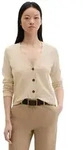 Marc O'Polo Cardigan aus Baumwolle-Leinen-Mix beige|braun L (40)