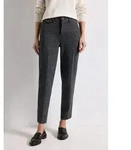 STREET ONE Stoffhose kariert grau 32