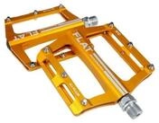 LuxusKollektion Plattformpedale Fahrradpedale Aluminium Gelb MTB BMX