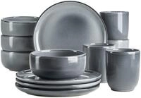 M&Auml;SER Fr&uuml;hst&uuml;cks-Geschirrset LIVIO, Fr&uuml;hst&uuml;cks Set, Steinzeug (12-tlg), 4