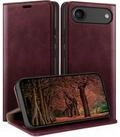 LuxusKollektion Handyh&uuml;lle Handyh&uuml;lle Wallet iPhone Air 6.5" Rotwein in...
