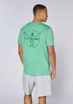 Print-Shirt CHIEMSEE, Herren, Gr. S (44/46), marine gr&uuml;n, 100% Baumwolle,...