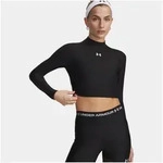 Under Armour&reg; Longsleeve HeatGear Crop Mock schwarz L (42/44)