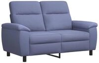 vidaXL Sofa 158 x 90 x 95 cm Sofa Jeans blau 158x90x95 cm Stoff, 1 Teile