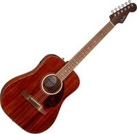 Fender Westerngitarre California Deluxe Redondo Jr. E Natural Westerngitarre,