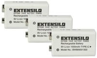 Extensilo f&uuml;r Fernbedienung / Alarmsystem / Controller / Messger&auml;t (1 Ah, 9...
