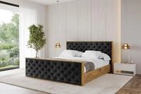 ALTDECOR Polsterbett ENZO3-Z (Polsterbett mit Bettkasten und Lattenrost,...