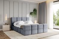 ALTDECOR Polsterbett NATA-Z (Polsterbett mit Bettkasten und Lattenrost, Boxbett...