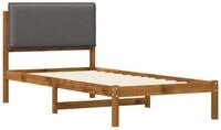 vidaXL Bettgestell 196 x 96 x 85 cm Bettgestell mit gepolstertem Kopfteil...
