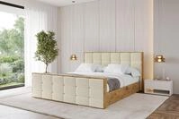 ALTDECOR Polsterbett ENZO2-Z (Polsterbett mit Bettkasten und Lattenrost,...