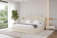 ALTDECOR Polsterbett FALIO (Polsterbett mit Bettkasten und Lattenrost, Boxbett...