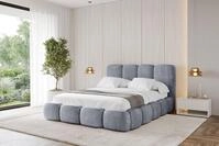ALTDECOR Polsterbett KALA (Polsterbett mit Bettkasten und Lattenrost, Boxbett...