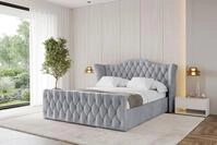 ALTDECOR Polsterbett ZORAN-Z (Polsterbett mit Bettkasten und Lattenrost,...