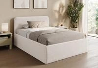 Home Collective Polsterbett Bett mit Stauraum, verstellbarem Lattenrost, viele