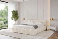 ALTDECOR Polsterbett LEYA-v1 (Polsterbett mit Bettkasten und Lattenrost,...