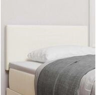 vidaXL Kopfteil vidaXL Kopfteil Creme 90 cm Cordstoff