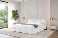 ALTDECOR Polsterbett KALA-v1 (Polsterbett mit Bettkasten und Lattenrost,...