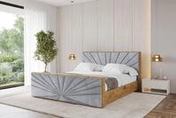 ALTDECOR Polsterbett ENZO6-Z (Polsterbett mit Bettkasten und Lattenrost,...