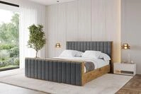 ALTDECOR Polsterbett ENZO4-Z (Polsterbett mit Bettkasten und Lattenrost,...