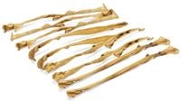 Beeztees Hundesnack Rinderkopfhaut Vorteilspack Ma&szlig;e: 70-80 cm Inhalt: 10...