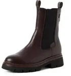 Tamaris Chelseaboots Blockabsatz, Stiefelette mit TOUCH-IT Ausstattung rot 37 EU