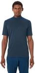Radtrikot VAUDE "MEN'S TAMARO HZ SHIRT IV", Herren, Gr. L, blau (schwarz sea uni),