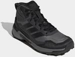 Wanderschuh ADIDAS TERREX "EASTRAIL 3 MID CLIMAPROOF", Herren, Gr. 48, schwarz (grau