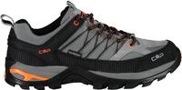 CMP RIGEL LOW TREKKING SHOES WP CEMENTO-NERO Trekkingschuh