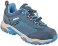 Wanderschuh MEINDL "Wisper Junior GTX", Kinder, Gr. 34, blau (petrol, orange),