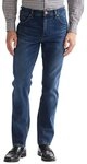 Wrangler Straight-Jeans Jeans Wrangler Greensboro Frozen Night (1-tlg) Denim mit