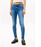 Tommy Jeans Skinny-fit-Jeans NORA MR SKNY AH1280 mit Logo-Badge, Mid Rise blau...
