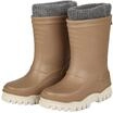 Gummistiefel STERNTALER "Gummistiefel mit Innenschuh uni", Kinder, Gr. 27, braun