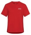 Jack Wolfskin T-Shirt VONNAN GRAPHIC T W OUTDOOR SIREN RED
