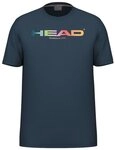 Head T-Shirt Rainbow (Mischgewebe, feuchtigkeitsabsorbierend) navyblau Herren