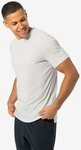 SUPER.NATURAL T-Shirt f&uuml;r Herren, nachhaltig, Merino casual, gerippter Kragen