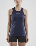 Craft Tanktop Sport Tank Racerback Singlet Rush &auml;rmellos navyblau Damen