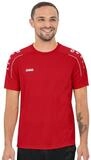 Jako T-Shirt Classico (100% Polyester-Jacquard) rot Herren