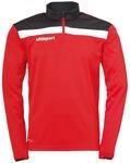 Trainingspullover UHLSPORT "1/4 ZIP TOP OFFENSE 23 Kids", M&auml;dchen, Gr. 116, rot